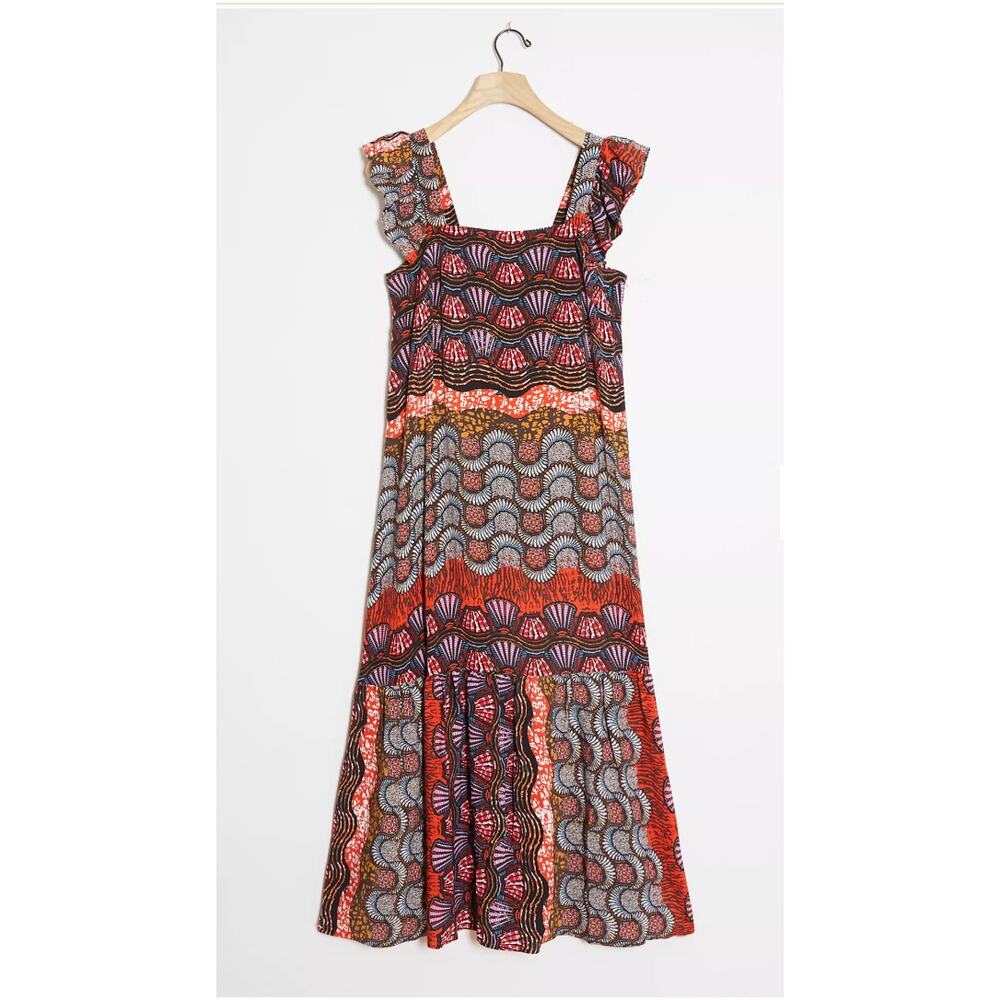 COREY LYNN CALTER Anthropologie Corey Lynn Calter Doriane Midi Dress // XS